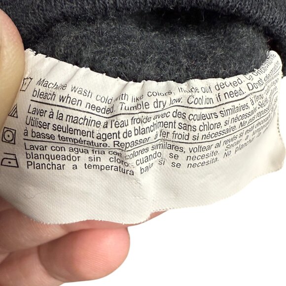 Boys' DISNEY Mickey Mouse Zip Hoodie Sweatshirt Black Vintage Wash- Size XL - Picture 9 of 9